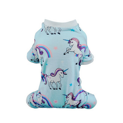 Koerte pidžaamad Talvised koerariided Prindi Soe Jumpsuits Mantel väikestele Koertele Kutsikas Koer Kass Chihuahua Pommeri riided Jumpsuits