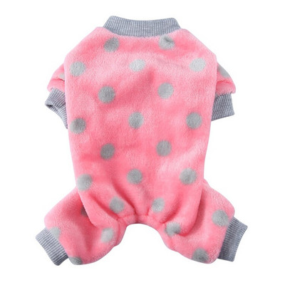 Koerte pidžaamad Talvised koerariided Prindi Soe Jumpsuits Mantel väikestele Koertele Kutsikas Koer Kass Chihuahua Pommeri riided Jumpsuits