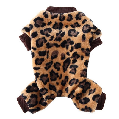 Koerte pidžaamad Talvised koerariided Prindi Soe Jumpsuits Mantel väikestele Koertele Kutsikas Koer Kass Chihuahua Pommeri riided Jumpsuits