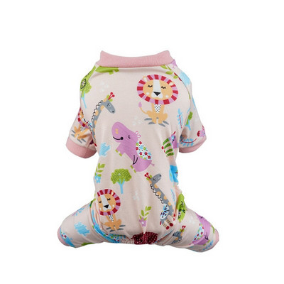 Koerte pidžaamad Talvised koerariided Prindi Soe Jumpsuits Mantel väikestele Koertele Kutsikas Koer Kass Chihuahua Pommeri riided Jumpsuits