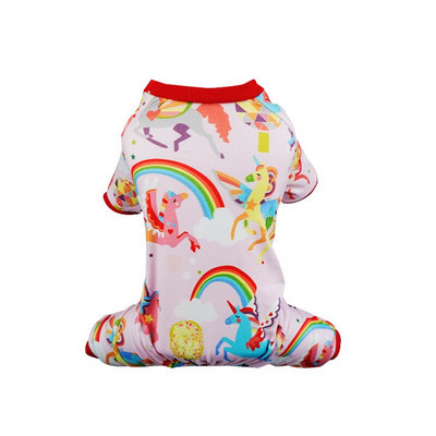 Koerte pidžaamad Talvised koerariided Prindi Soe Jumpsuits Mantel väikestele Koertele Kutsikas Koer Kass Chihuahua Pommeri riided Jumpsuits