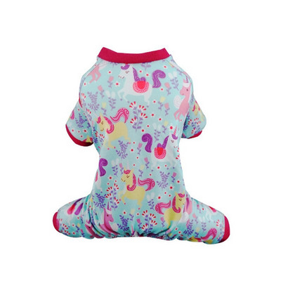 Koerte pidžaamad Talvised koerariided Prindi Soe Jumpsuits Mantel väikestele Koertele Kutsikas Koer Kass Chihuahua Pommeri riided Jumpsuits