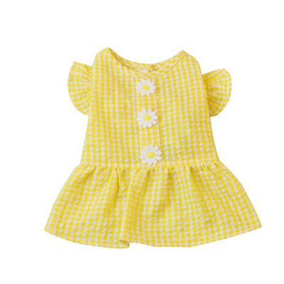 Letné šaty pre domáce zvieratá s kvetinovým vzorom a roztomilými princeznovskými šatami pre narodeniny a párty, oblečenie pre malé a stredné psy, oblečenie pre šteniatka...