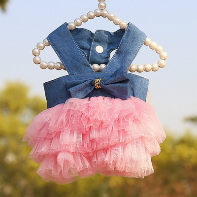 Пролет и лято Сладко домашно куче Теди Бишон Померанско куче Котка Раирани тиранти Мрежеста пола Рокля за малко куче