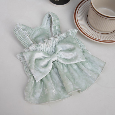 Toamnă și iarnă Haine pentru animale de companie Dantela mâneci cu bule Top Câini Pisici Anul Nou Rochie de Crăciun Câini Fusta