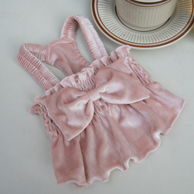 Toamnă și iarnă Haine pentru animale de companie Dantela mâneci cu bule Top Câini Pisici Anul Nou Rochie de Crăciun Câini Fusta