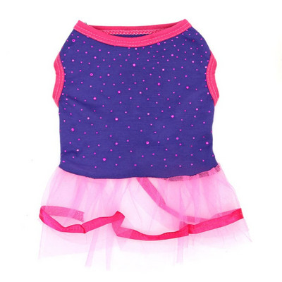 Oblečenie pre psov, koruna, čipkovaná sukňa, písmeno, bling, teddy, jar, jeseň, pre malé a stredné dievčatá, šteňa, domáce zvieratá, módne potreby