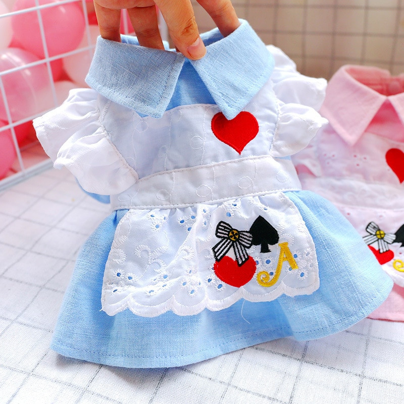 Roztomilá sukňa pre psa s kvetinovým vzorom, oblečenie pre šteniatka, jar, jeseň, malé psy, dievčatká, princezná, sukne, festival, outdoorové oblečenie pre plyšového pudla