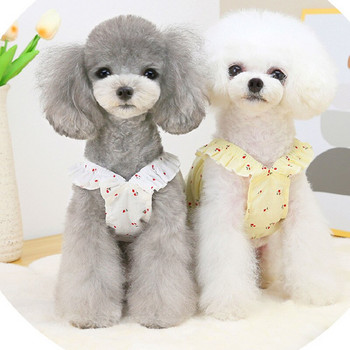 Ρούχα για σκύλους για κατοικίδια Χαριτωμένα σκυλιά Φόρεμα με καλοκαιρινή φούστα για κουτάβι Μικρό γιλέκο σκυλιών Yorkie Pomeranian Shih Tzu Μαλτέζικο Poodle Schnauzer Κοστούμια
