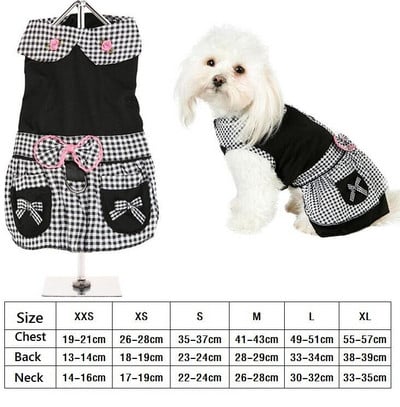 Jarné letné postroje pre psov, šaty, princeznovské šaty, oblečenie pre psy, mačky, šteniatka, sukne, 5 farieb, XXS - XL