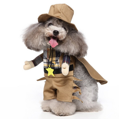 Cosplay Dog Suit Cat Funny Panda Rabbit Mercenary Killer Coon Pirate Cowboy Standing Dress Up Ρούχα για μικρό κουτάβι γατάκι για κατοικίδια