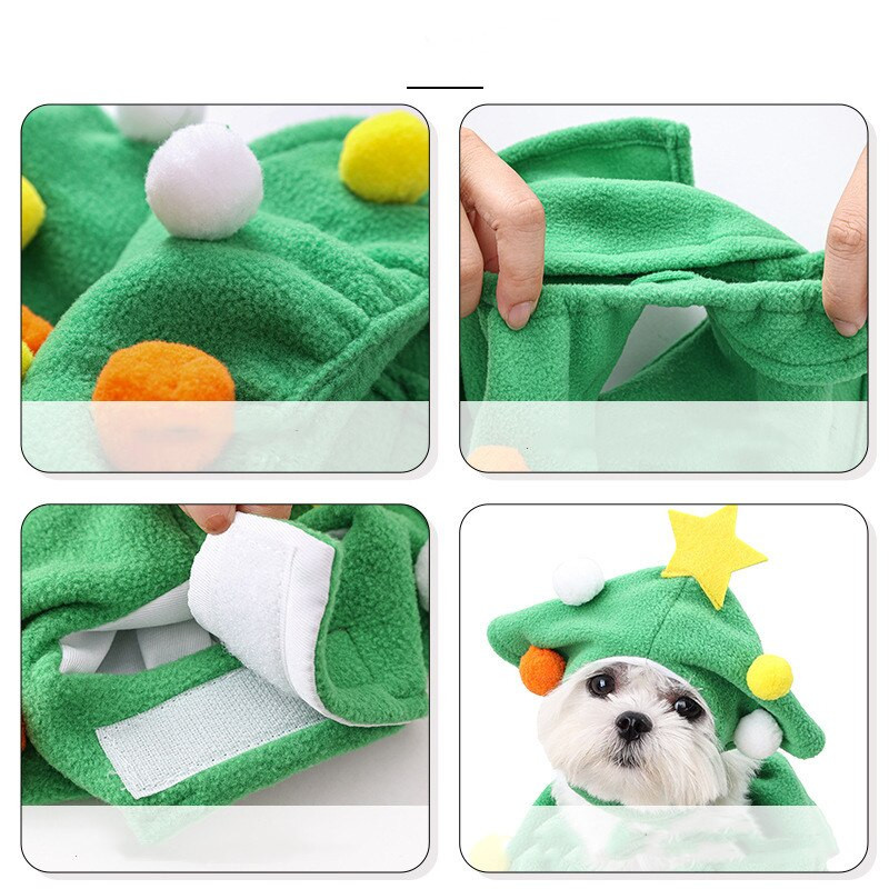 Novo božićno dotjerivanje, smiješna odjeća za božićno drvce za darivanje psa, mačića, božićni dar, kostim za psa, novogodišnji svečani kostim 2022.