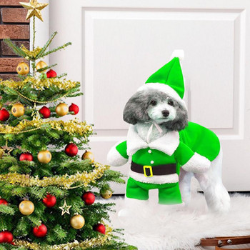 Στολή για σκύλους Άγιος Βασίλης Αστεία ρούχα για κατοικίδια ζώα για τα Χριστούγεννα Αστεία κοστούμια για γάτες για τα Χριστούγεννα Πρωτοχρονιά Ρούχα για κατοικίδια