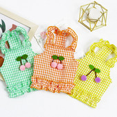 Chihuahua riided Kassikleit Suvine Koerariietus Seelik Kutsika Koerte Kostüümid Yorkshire Pomeranian Shih Tzu Malta lemmikloomade rõivad XS