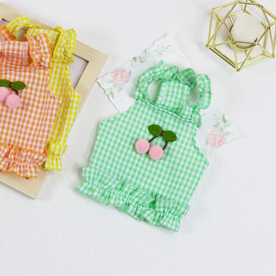 Chihuahua riided Kassikleit Suvine Koerariietus Seelik Kutsika Koerte Kostüümid Yorkshire Pomeranian Shih Tzu Malta lemmikloomade rõivad XS