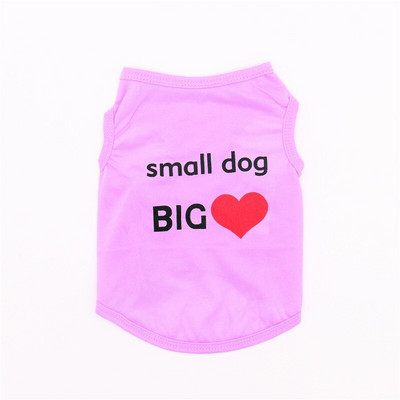 Mieli marginti vasariniai augintiniai marškinėliai šuniukų šuniukų drabužiai naminių kačių liemenės medvilniniai marškinėliai mopsas Drabužiai kostiumai šunų drabužiai mažiems šunims