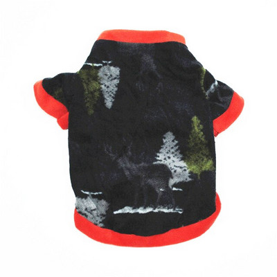 Šilti vilnos drabužiai naminiams gyvūnėliams šunims Mieli kalėdiniai paltai naminiams gyvūnėliams šuniukų šuniukų marškinėliai striukė Prancūzų buldogo megztinis Kamufliažiniai šunų drabužiai