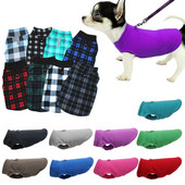 Haine pentru câini din lână moale pentru câini de talie mică, primăvară, vară, cățeluș, pisici, vestă, Shih Tzu, chihuahua, jachetă pentru buldog francez, haine pug