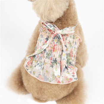 Μικρές φούστες κανίς με λουλούδια μόδας για σκύλους για το καλοκαίρι