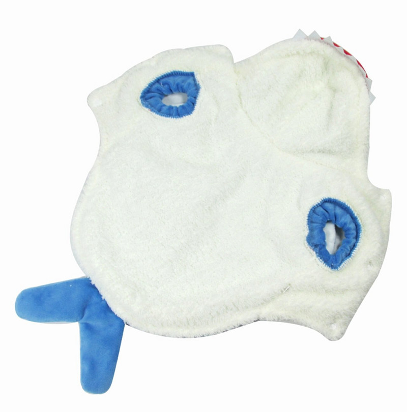 Kutya macska cápa jelmezek kisállat Halloween karácsonyi cosplay ruha nagy kisállat cápa jelmez állat gyapjú kapucnis pulóver meleg ruhák ruhák