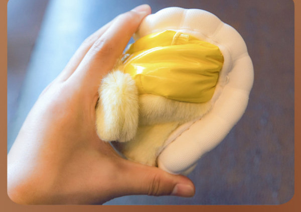 Vaikiškos pliušinės šlepetės su siuvinėjimais