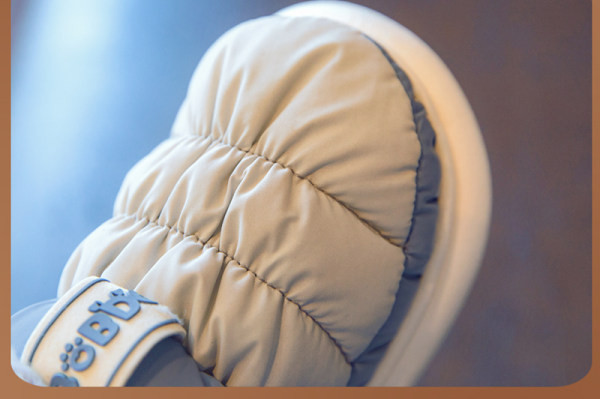 Textilné domáce papuče s teplou podšívkou a nápisom