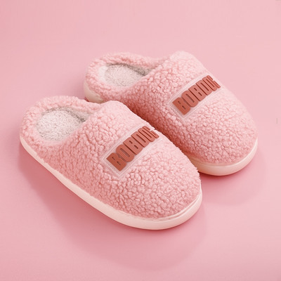 Detské papuče pre dievčatá - s nápisom