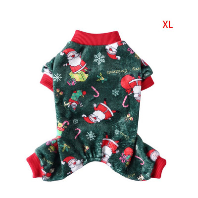 1 buc. Îmbrăcăminte pentru câini Hanorac de Crăciun Pulover Rochie de Crăciun Salopetă Cățeluș Iarnă Cald pentru Câini Mici Mari Pisici Animale de companie Haine lavabile