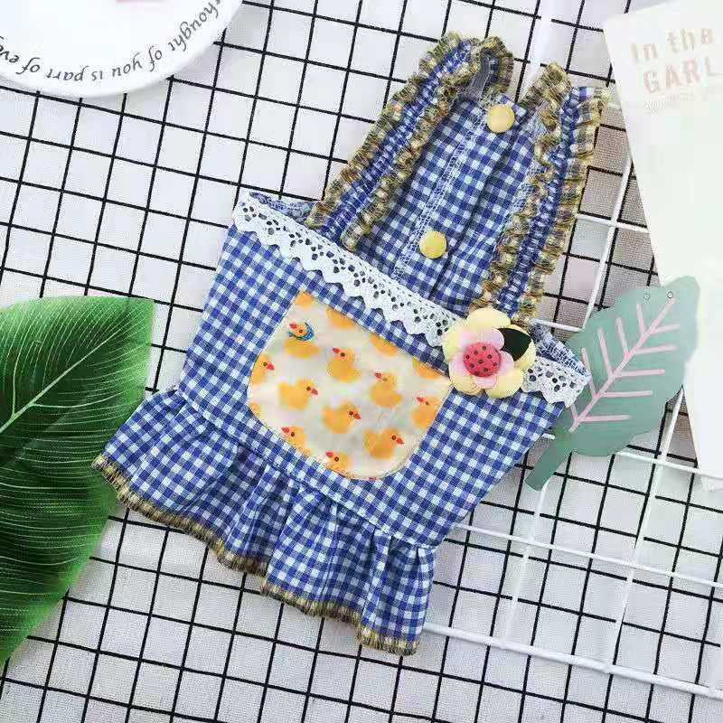 Lemmikkoerte riided Armastajad Riided Koerad Vestid Kleidid Väikesed riided Armsad Kevadsuvi Teddy Pommeri šnautseri koera seelik