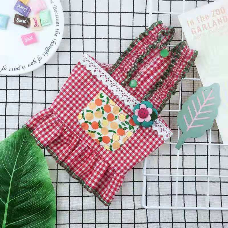 Lemmikkoerte riided Armastajad Riided Koerad Vestid Kleidid Väikesed riided Armsad Kevadsuvi Teddy Pommeri šnautseri koera seelik