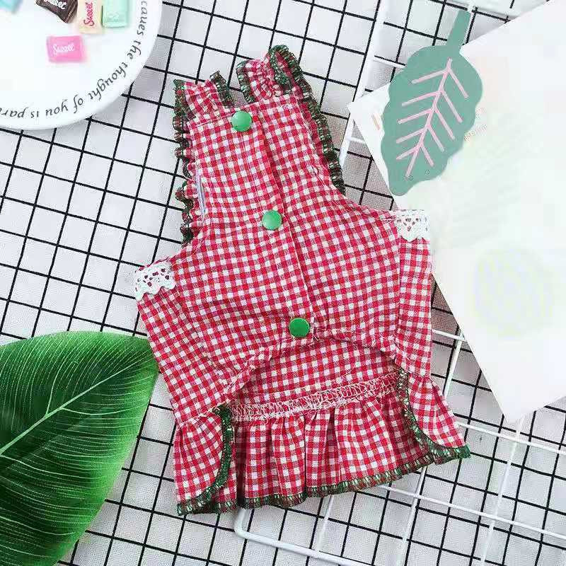 Lemmikkoerte riided Armastajad Riided Koerad Vestid Kleidid Väikesed riided Armsad Kevadsuvi Teddy Pommeri šnautseri koera seelik