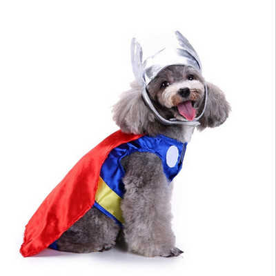 Odjeća za kućne ljubimce za male pse Zimska Božićna odjeća za Noć vještica Topla mačja jakna Čarobnjak za transformaciju Smiješni kostim