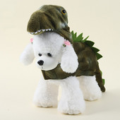 Ρούχα αποκριάτικων κατοικίδιων Ρούχα για κατοικίδια Μόδα Στολή για σκύλους για σκύλους δεινόσαυρος Στολή σκύλου για γάτα Ρούχα κατοικίδιων ζώων Cosplay Prop Προμήθειες για κατοικίδια Τσιουάουα