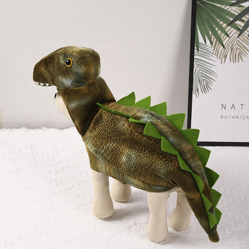 Ρούχα αποκριάτικων κατοικίδιων Ρούχα για κατοικίδια Μόδα Στολή για σκύλους για σκύλους δεινόσαυρος Στολή σκύλου για γάτα Ρούχα κατοικίδιων ζώων Cosplay Prop Προμήθειες για κατοικίδια Τσιουάουα