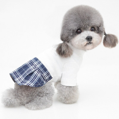 Uued kevadised lemmikloomariided kutsikate teddy Pomerangi riided lahtised riided koera seelikud