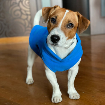 Γιλέκο σκύλου Μαλακά Ρούχα Fleece για Μικρά Σκυλιά Μπλουζάκι σκύλου σε χρώμα καραμέλα με λουρί με λουρί σκύλου D-Ring Pug Yorks Jacket Coat Dogs