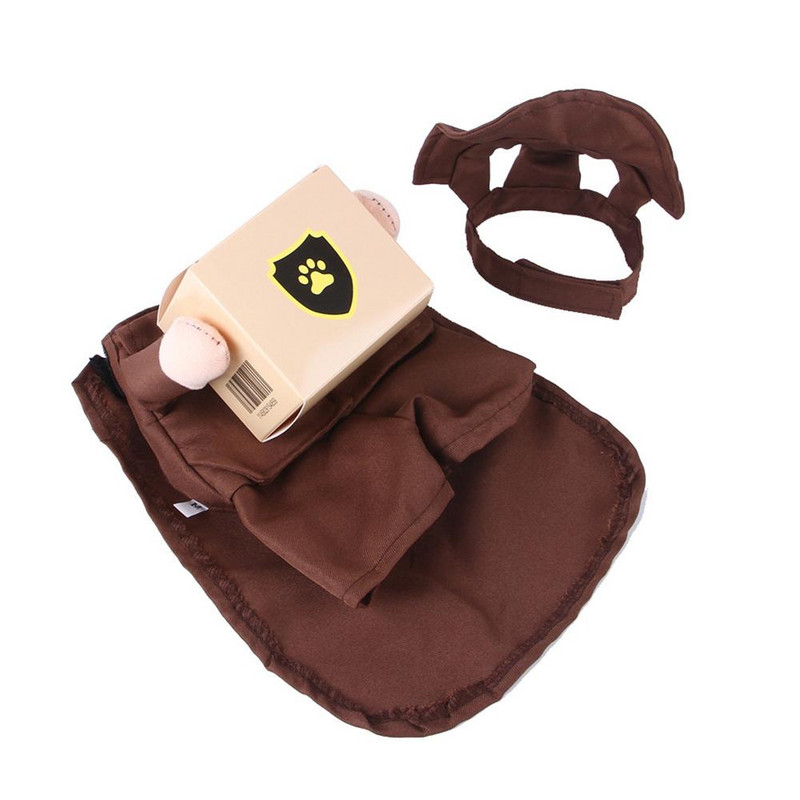 Costumul de curier pentru animale de companie Dress Up Outfit în picioare Câine Pisică Haine haioase Cosplay pentru Crăciun de Halloween