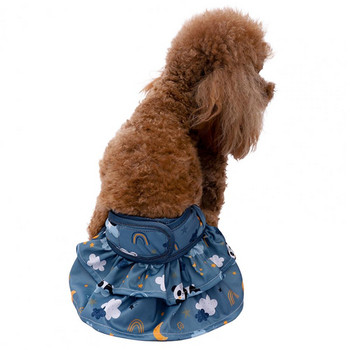 Κατά της παρενόχλησης Polyester Dog Pet Physiological Εμμηνορροϊκό Παντελόνι για Ακράτεια