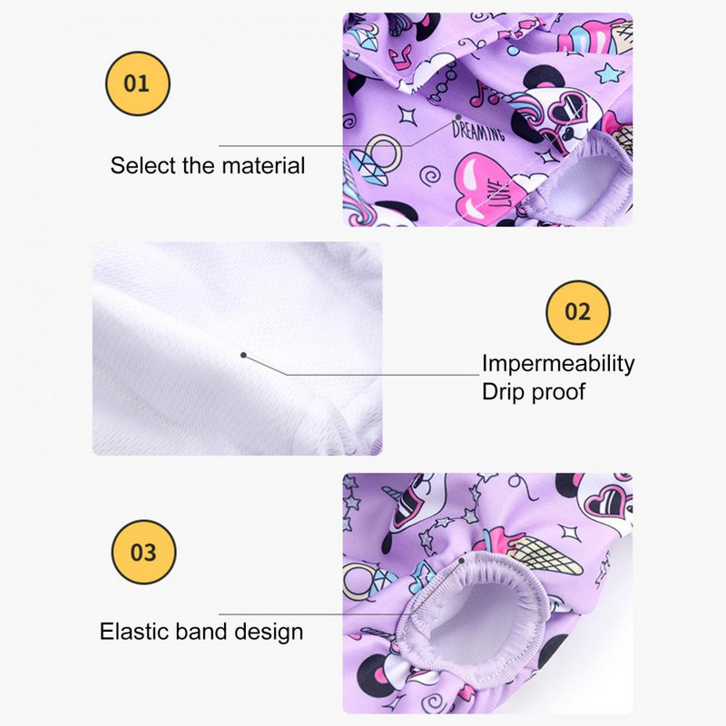 Ahistamisvastased polüestrist koerale mõeldud füsioloogilised menstruatsioonipüksid pidamatuse korral