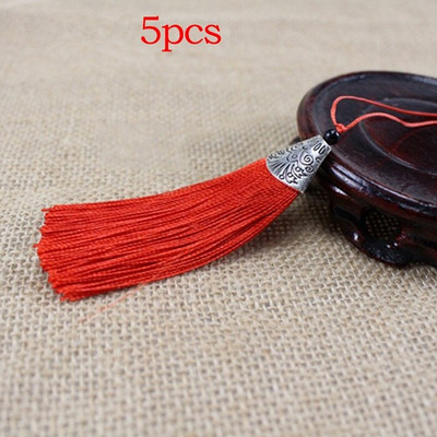 5 tk/pakend kalasuu kork Rippnöör siidist tutid Äärise õmblemine Bang Tutt Trim Võtmed meisterdamiseks kaunistavad kardinatarvikud