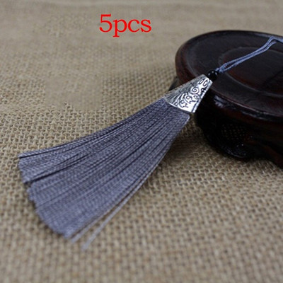 5 tk/pakend kalasuu kork Rippnöör siidist tutid Äärise õmblemine Bang Tutt Trim Võtmed meisterdamiseks kaunistavad kardinatarvikud