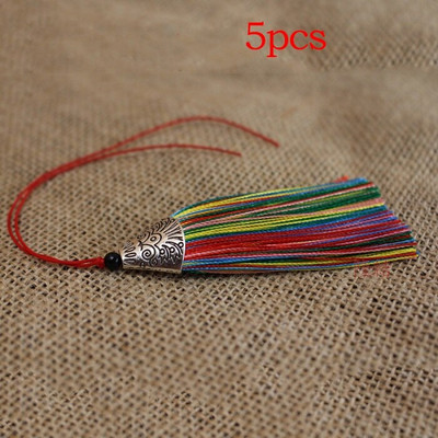 5 tk/pakend kalasuu kork Rippnöör siidist tutid Äärise õmblemine Bang Tutt Trim Võtmed meisterdamiseks kaunistavad kardinatarvikud