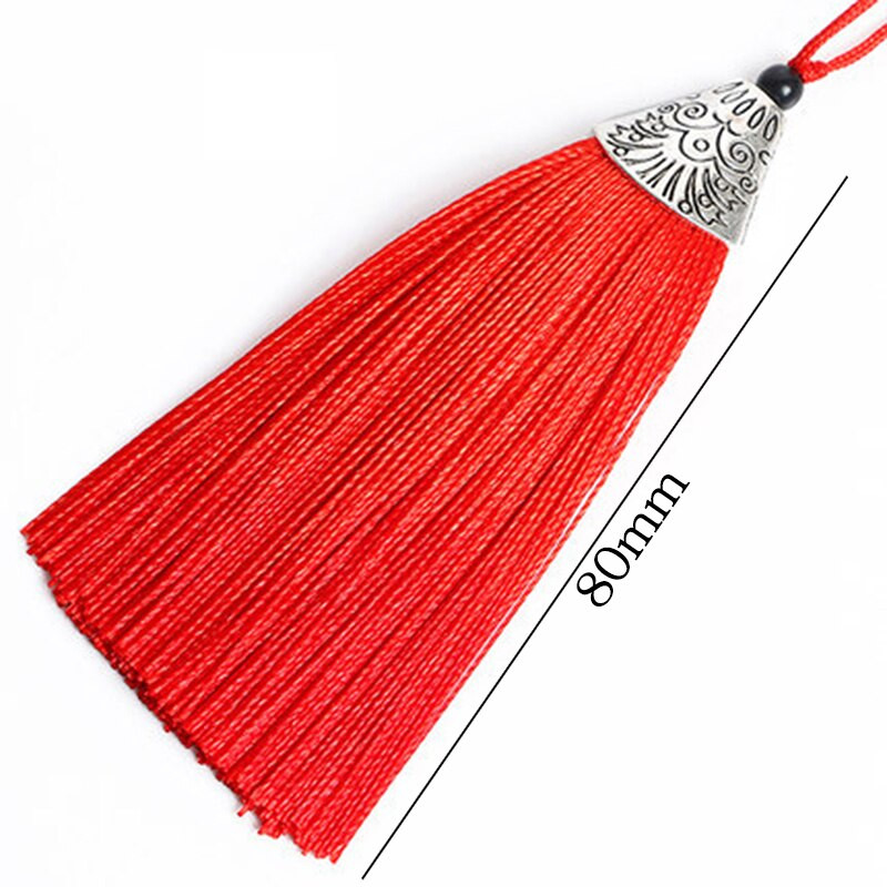 5 tk/pakend kalasuu kork Rippnöör siidist tutid Äärise õmblemine Bang Tutt Trim Võtmed meisterdamiseks kaunistavad kardinatarvikud