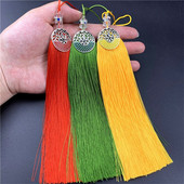 5 ks retro hladké dlhé strapcové prívesky, DIY remeselné ozdoby, strapcové ozdoby na šperky, oblečenie, auto, taška, bytové dekorácie, doplnky