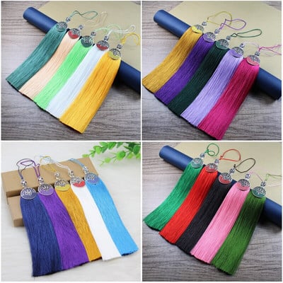 5 ks retro hladké dlhé strapcové prívesky, DIY remeselné ozdoby, strapcové ozdoby na šperky, oblečenie, auto, taška, bytové dekorácie, doplnky