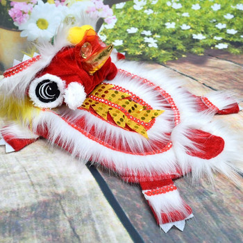 Κοστούμι για κατοικίδια Cosplay Κατάλληλο για Γιορτή Φεστιβάλ Χαριτωμένο αστείο ντύσιμο γάτας και σκύλου Κοστούμι χορού λιονταριού σε κινέζικο στυλ