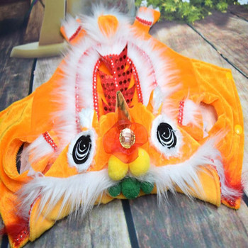 Κοστούμι για κατοικίδια Cosplay Κατάλληλο για Γιορτή Φεστιβάλ Χαριτωμένο αστείο ντύσιμο γάτας και σκύλου Κοστούμι χορού λιονταριού σε κινέζικο στυλ