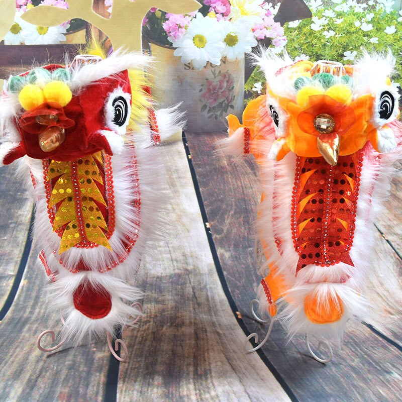 Cosplay oblek pre domáce zvieratá vhodný na oslavu festivalu, roztomilé, vtipné, prezliekanie pre mačky a psov, čínsky štýl, leví tanečný kostým