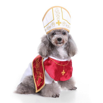 Lemmikkoer Halloweeni jõulukostüüm Kõrvitsa ümberkujundamise viisard Naljakas pühadepidu Cosplay Lemmiklooma koera kampsun jakk müts Riided