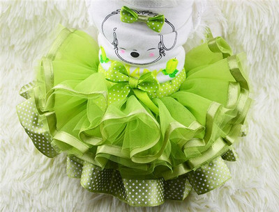 Naujas šunų sijonas pavasario ir vasaros rūbai šunims XS XXL šuniuko suknelė Teddy